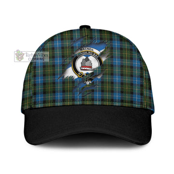 MacNeil of Barra Tartan Classic Cap with Family Crest In Me Style