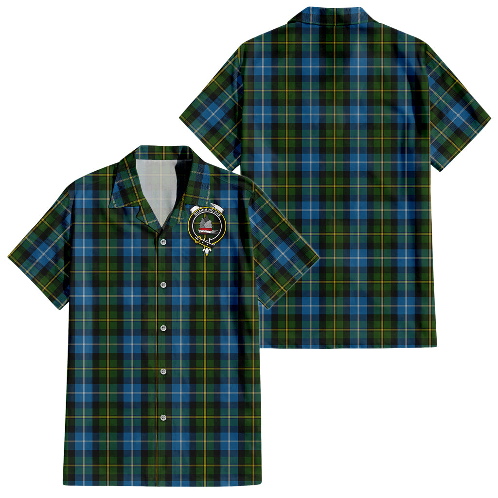 macneil-of-barra-tartan-short-sleeve-button-down-shirt-with-family-crest