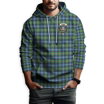MacNeil of Barra Ancient Tartan Hoodie with Family Crest