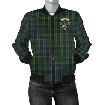 MacNeil of Colonsay Tartan Bomber Jacket with Family Crest