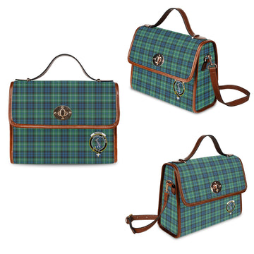 MacNeil of Colonsay Ancient Tartan Waterproof Canvas Bag with Family Crest