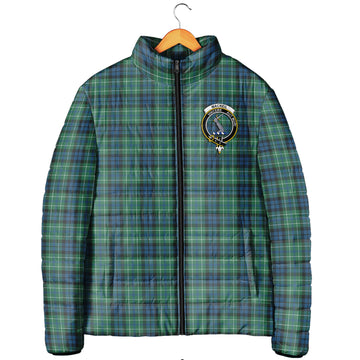 MacNeil of Colonsay Ancient Tartan Padded Jacket with Family Crest