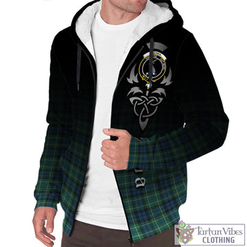 MacNeil of Colonsay Ancient Tartan Sherpa Hoodie Featuring Alba Gu Brath Family Crest Celtic Inspired