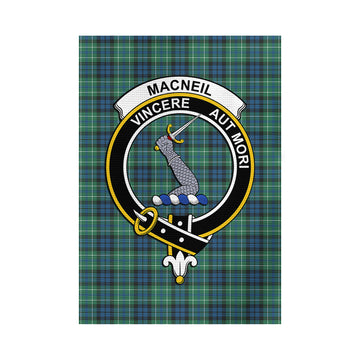 MacNeil of Colonsay Ancient Tartan Garden Flag with Family Crest