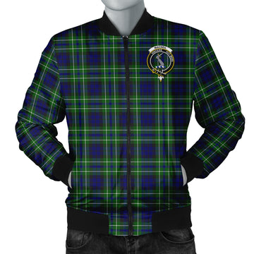 MacNeil of Colonsay Modern Tartan Bomber Jacket with Family Crest