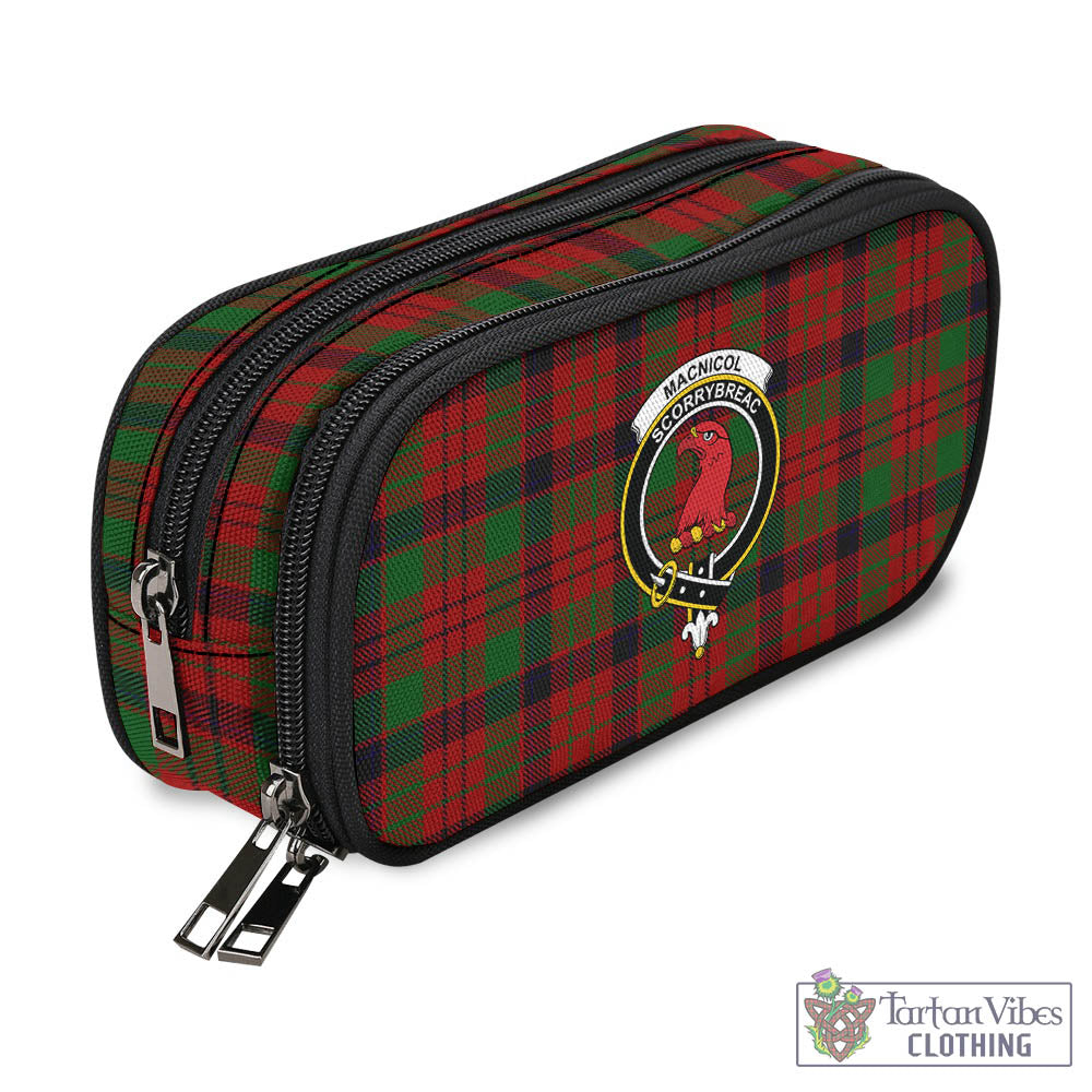 Tartan Vibes Clothing MacNicol Tartan Pen and Pencil Case with Family Crest