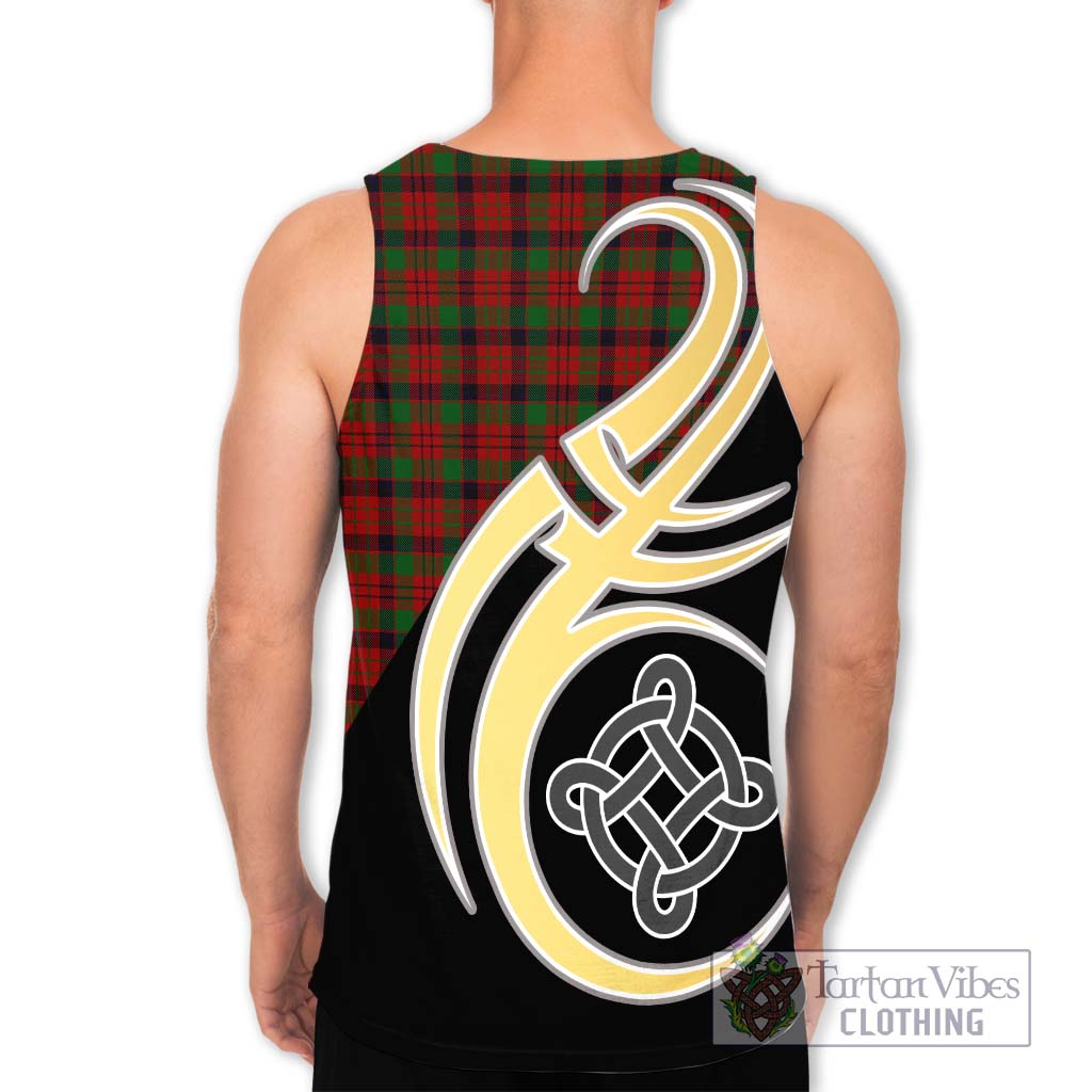 MacNicol (McNicol) Tartan Men's Tank Top with Family Crest and Celtic Symbol Style - Tartan Vibes Clothing