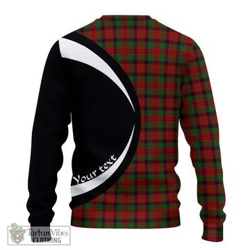 MacNicol (McNicol) Tartan Ugly Sweater with Family Crest Circle Style