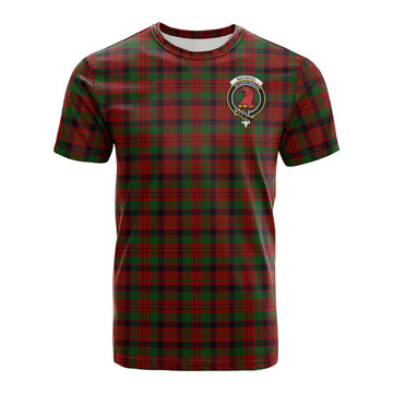 MacNicol Tartan T-Shirt with Family Crest