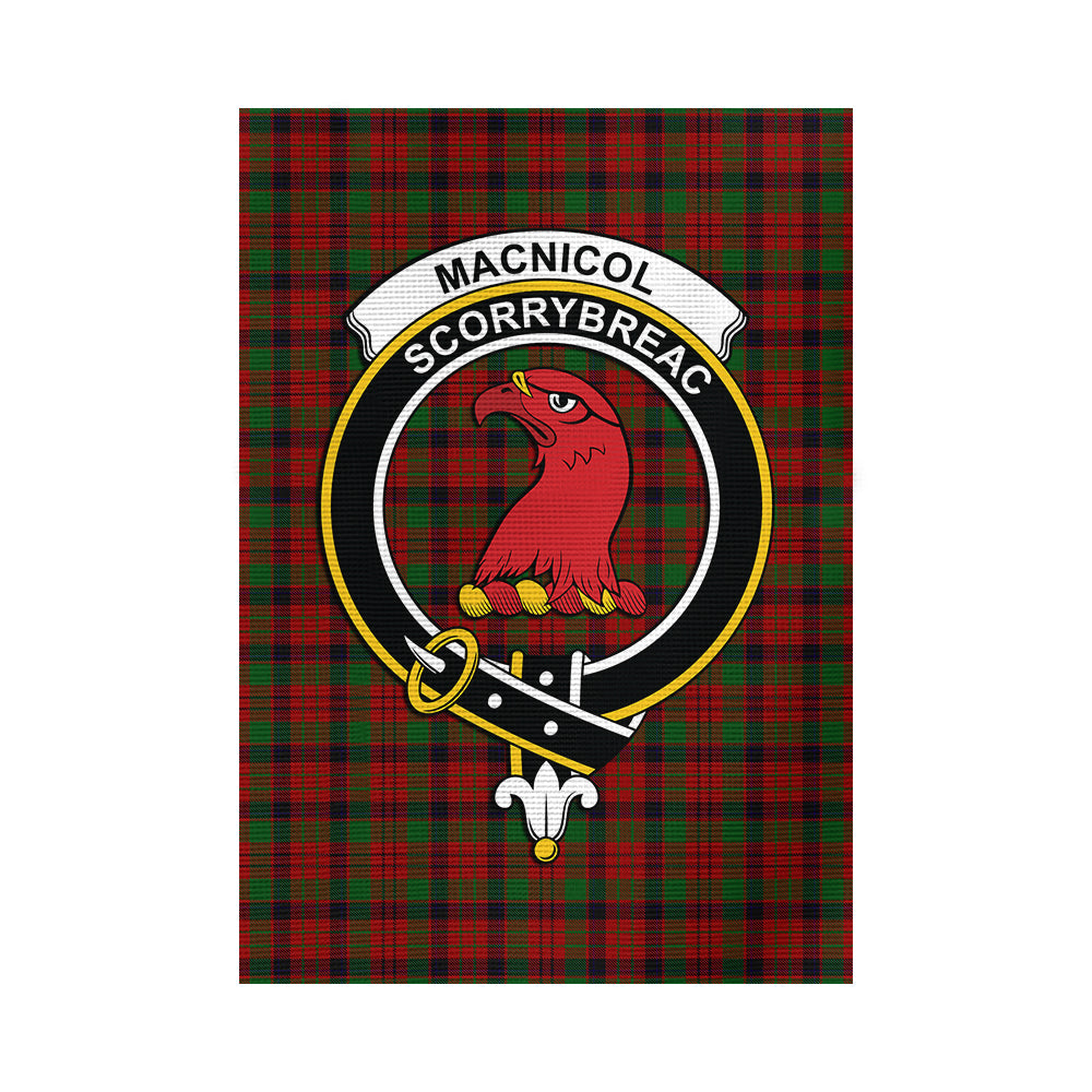 MacNicol (McNicol) Tartan Flag with Family Crest - Tartan Vibes Clothing