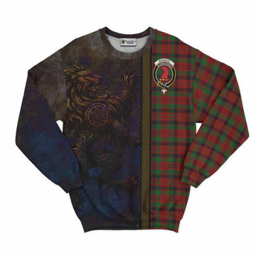 MacNicol (McNicol) Tartan Family Crest Sweatshirt Alba Gu Brath Be Brave Lion Ancient Style