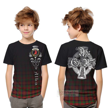MacNicol (McNicol) Tartan Kid T-Shirt Featuring Alba Gu Brath Family Crest Celtic Inspired