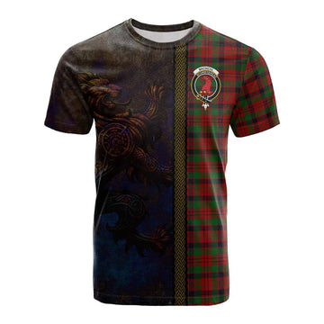 MacNicol (McNicol) Tartan Family Crest Cotton T-shirt Alba Gu Brath Be Brave Lion Ancient Style
