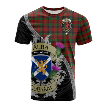 Tartan Vibes Clothing MacNicol (McNicol) Tartan Family Crest Cotton T-shirt Lion Rampant Royal Thistle Shield Celtic Inspired