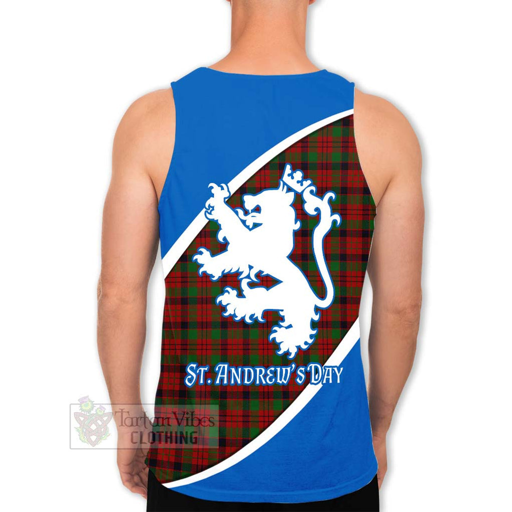 Tartan Vibes Clothing MacNicol (McNicol) Family Crest Tartan Men's Tank Top Celebrate Saint Andrew's Day in Style