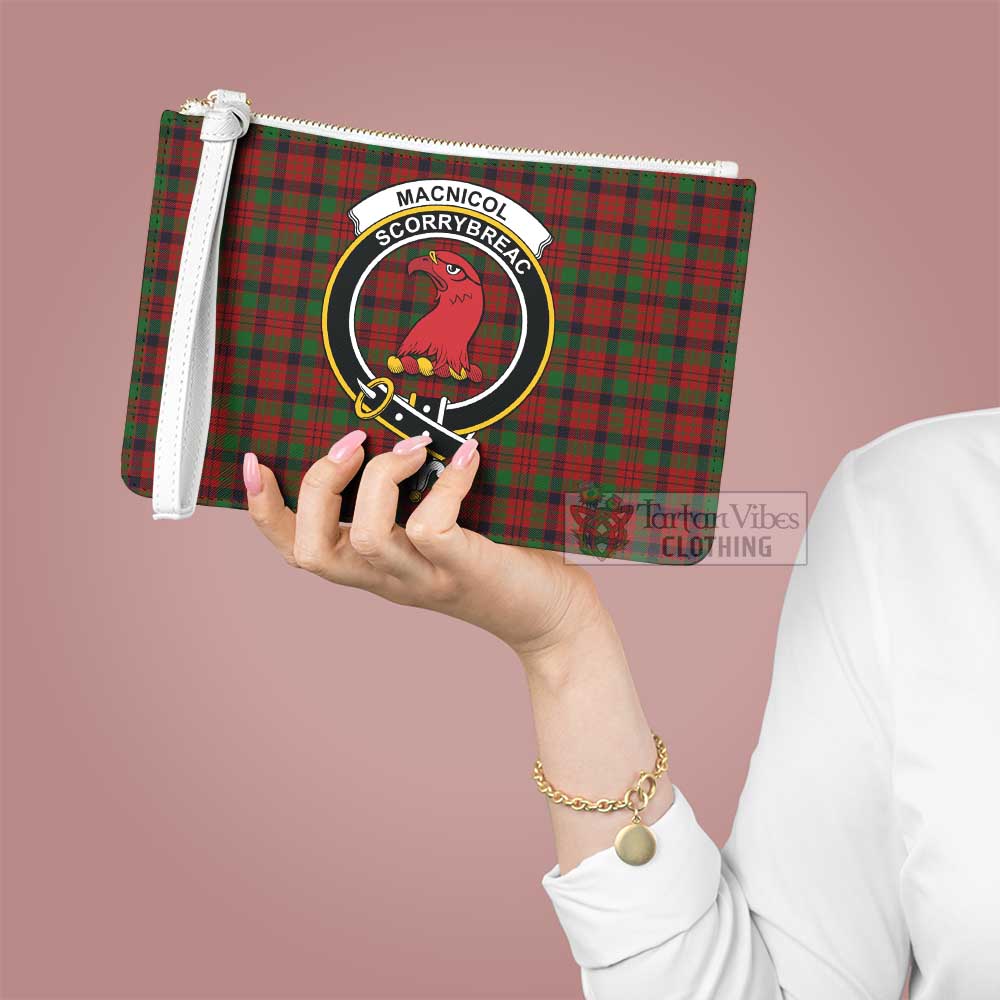 Tartan Vibes Clothing MacNicol (McNicol) Family Crest Tartan Clutch Bag