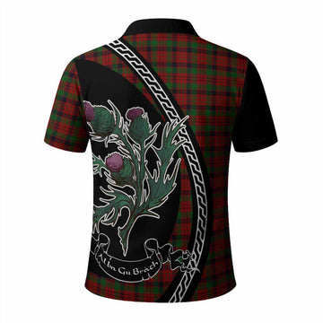 MacNicol (McNicol) Family Crest Tartan Polo Shirt Alba Thistle Inspired