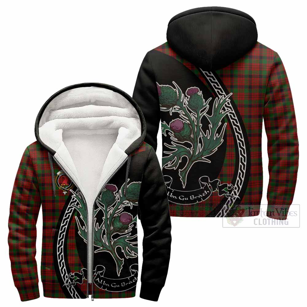 MacNicol (McNicol) Family Crest Tartan Sherpa Hoodie Alba Thistle Inspired - Tartan Vibes Clothing