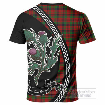 MacNicol (McNicol) Family Crest Tartan T-Shirt Alba Thistle Inspired - Tartan Vibes Clothing