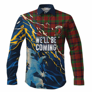 MacNicol (McNicol) Scotland Tartan Long Sleeve Button Shirts WC2026 Football - We'll Be Coming