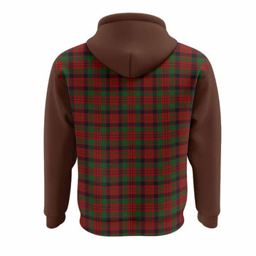 MacNicol (McNicol) Tartan Accent Hoodie with Family Crest