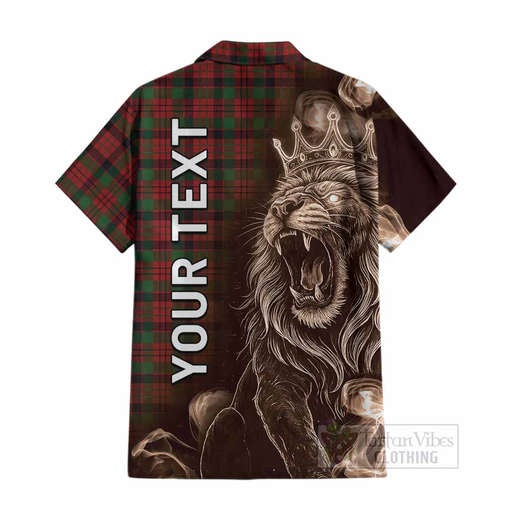 MacNicol (McNicol) Tartan Cotton Hawaiian Shirt Roaring Lion Heritage