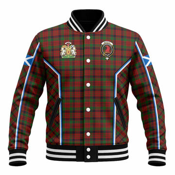 MacNicol (McNicol) Tartan Crest Baseball Jacket Scotland Coat of Arm Flag Style - Tartan Vibes Clothing