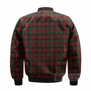 MacNicol (McNicol) Tartan Crest Bomber Jacket Ferocious Lion Style