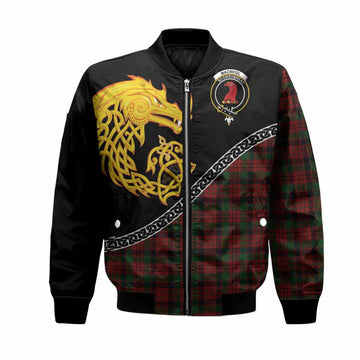 MacNicol (McNicol) Tartan Crest Bomber Jacket Legendary Dragon Knot Half Style