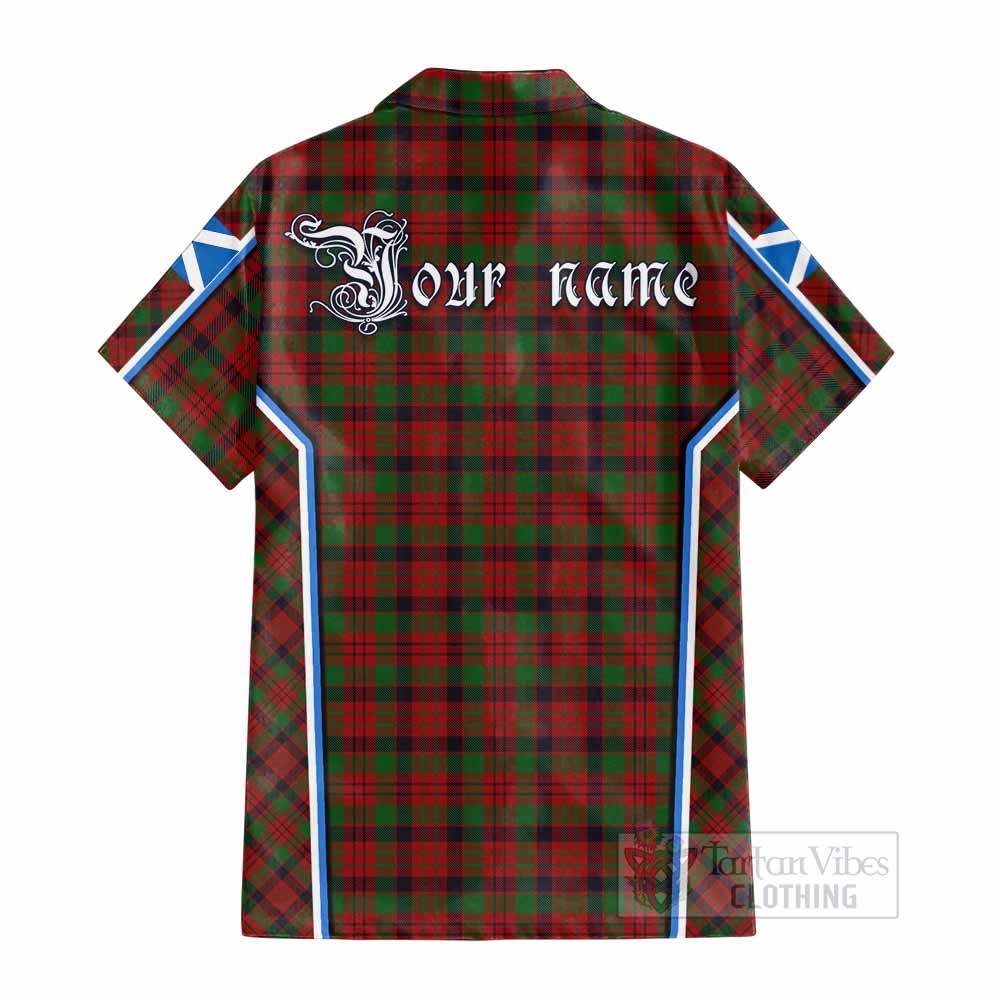 MacNicol (McNicol) Tartan Crest Cotton Hawaiian Shirt Scotland Coat of Arm Flag Style - Tartan Vibes Clothing
