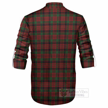 MacNicol (McNicol) Tartan Crest Ghillie Shirt Ferocious Lion Style