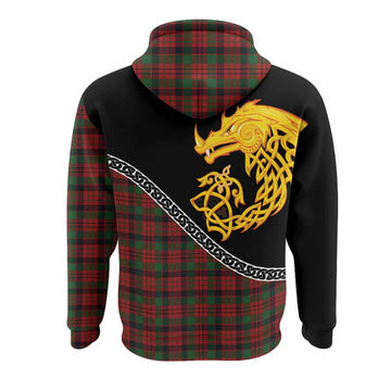 MacNicol (McNicol) Tartan Crest Hoodie Legendary Dragon Knot Half Style