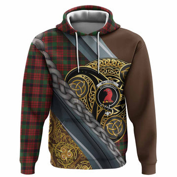 MacNicol (McNicol) Tartan Crest Hoodie Scottish Triskele Celtic