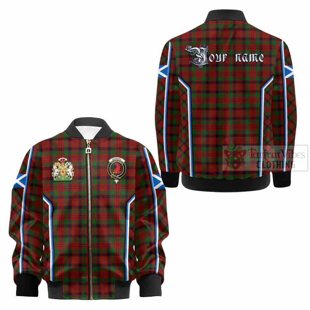 MacNicol (McNicol) Tartan Crest Kid Bomber Jacket Scotland Coat of Arm Flag Style - Tartan Vibes Clothing