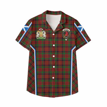 MacNicol (McNicol) Tartan Crest Kid Hawaiian Shirt Scotland Coat of Arm Flag Style - Tartan Vibes Clothing