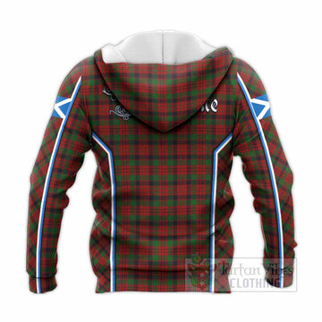 MacNicol (McNicol) Tartan Crest Knitted Hoodie Scotland Coat of Arm Flag Style