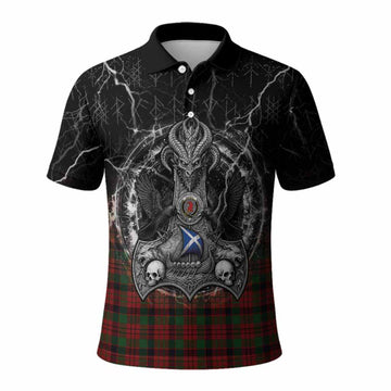 MacNicol (McNicol) Tartan Crest Polo Shirt Celtic Odin's Raven Legacy