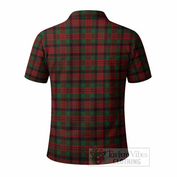 MacNicol (McNicol) Tartan Crest Polo Shirt Ferocious Lion Style