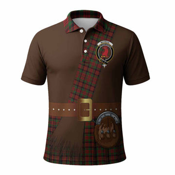 MacNicol (McNicol) Tartan Crest Polo Shirt Kilt Costume Style