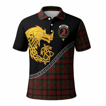 MacNicol (McNicol) Tartan Crest Polo Shirt Legendary Dragon Knot Half Style