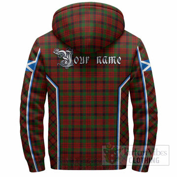 MacNicol (McNicol) Tartan Crest Sherpa Hoodie Scotland Coat of Arm Flag Style