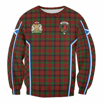 MacNicol (McNicol) Tartan Crest Sweatshirt Scotland Coat of Arm Flag Style