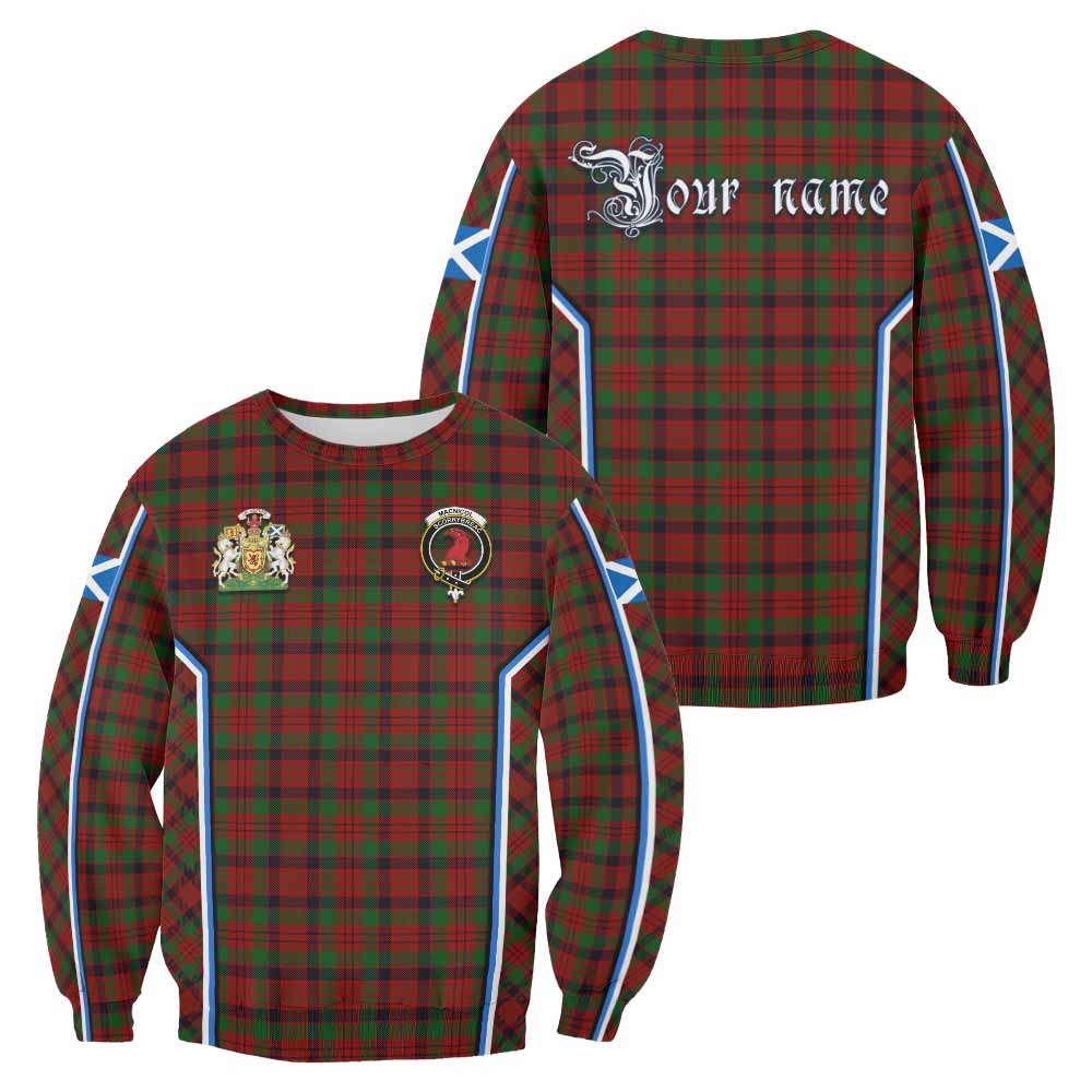 MacNicol (McNicol) Tartan Crest Sweatshirt Scotland Coat of Arm Flag Style - Tartan Vibes Clothing