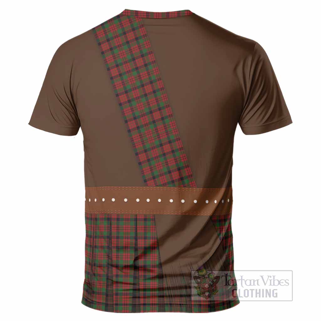 MacNicol (McNicol) Tartan Crest T-Shirt Kilt Costume Style