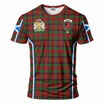 MacNicol (McNicol) Tartan Crest T-shirt Scotland Coat of Arm Flag Style - Tartan Vibes Clothing