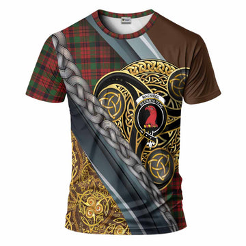 MacNicol (McNicol) Tartan Crest T-Shirt Scottish Triskele Celtic