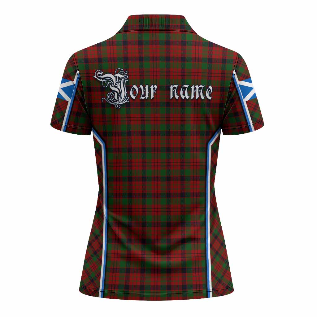 MacNicol (McNicol) Tartan Crest Women's Polo Shirt Scotland Coat of Arm Flag Style - Tartan Vibes Clothing