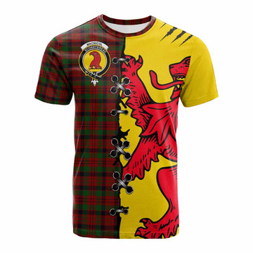 MacNicol (McNicol) Tartan Family Crest Cotton T-shirt Lion Rampant Honor