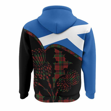 MacNicol (McNicol) Tartan Family Crest Hoodie Scotland Thistle Floral Flag Style