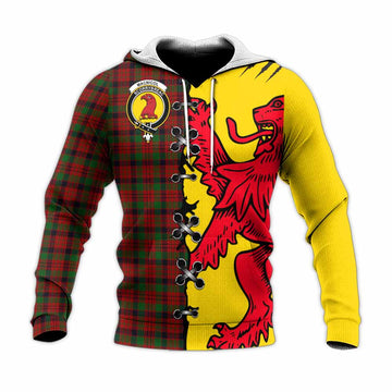 MacNicol (McNicol) Tartan Family Crest Knitted Hoodie Lion Rampant Honor